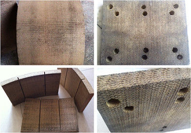 ड्रिलिंग मशीनों के लिए तेल अच्छी तरह से ड्रिलिंग रोड ब्रेक ब्लॉक बुना ब्रेक लाइनिंग